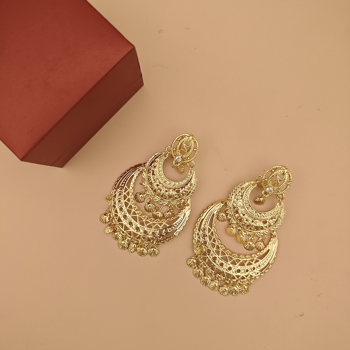 Women's Vintage Exaggerated Ethnic Style Long Drop Earrings